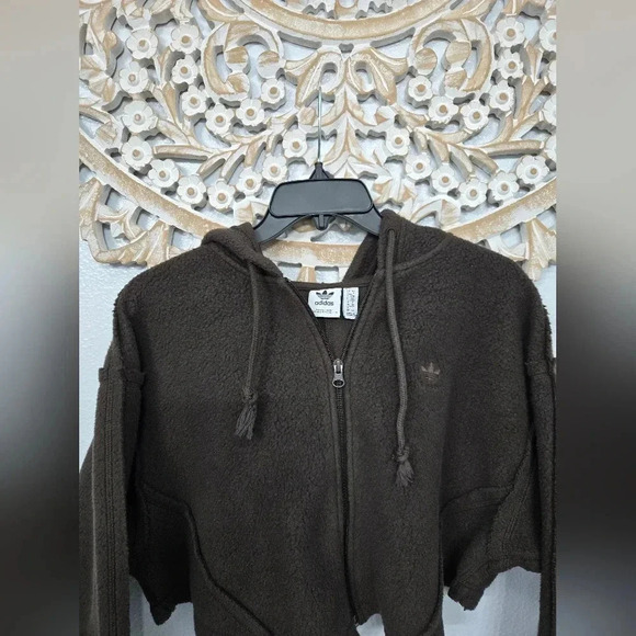 Adidas Originals Corset Style Full Zip Hoodie - Picture 6 of 11